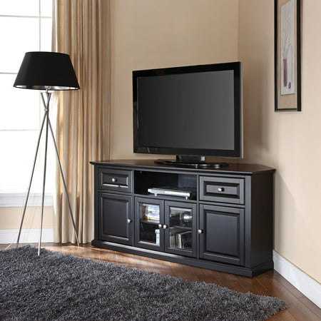 crosley furniture corner tv stand for tvs up to 60"