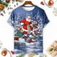 thumbnail image 1 of Camisetas para 2024, camiseta navideña para hombre, camisetas informales de manga corta de verano a la moda, ropa para hombre, camiseta navideña familiar, 1 of 4