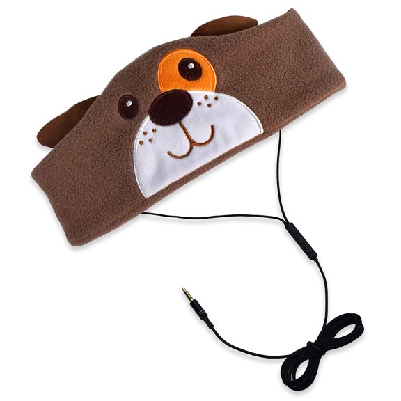 Contixo Kids Headphones Soft Fleece Headband Volume Limited with Ultra-Thin Speakers Toddler Children's Earphones for Home, School & Travel, H1-Dog