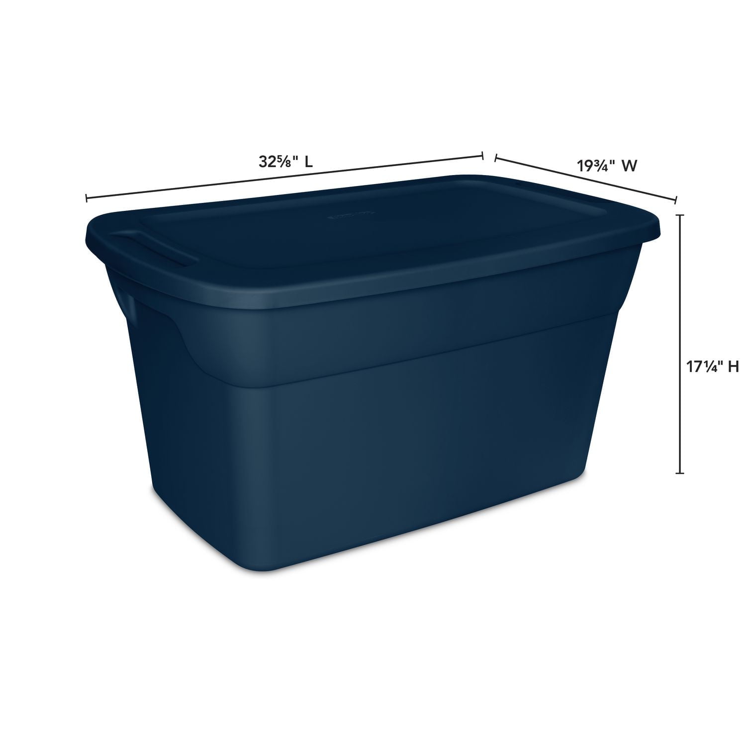 Sterilite 114 L Tote Box- Marine Blue