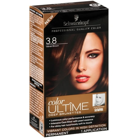 Schwarzkopf Color Ultime Deep Brunettes Hair Coloring Kit, 3.8 Velvet Brown Walmart.com Schwarzkopf Color Ultime Deep Brunettes Hair Coloring Kit, 3.8 Velvet Brown Walmart.com