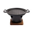 thumbnail image 2 of koolsoo barbecue Personne Sans Fumée Antiadhésif Portable Four Triangulaire Gril Rôtissage Rayures, 2 of 9
