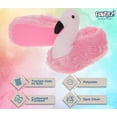 thumbnail image 4 of Silver Lilly - Flamingo Slippers - Animal Slippers -Novelty Houise Shoe (Pink, Medium), 4 of 6