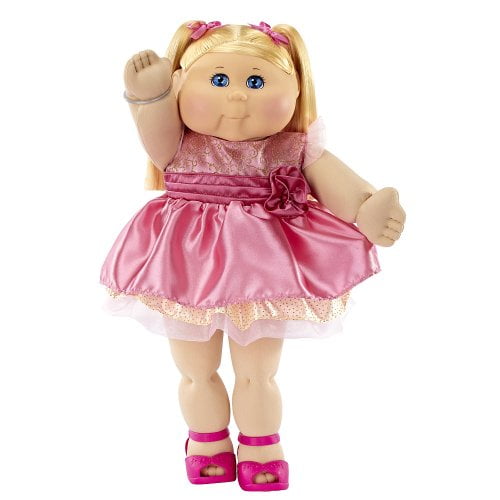 Muñeca con parche de repollo exclusiva de la FAO 30 aniversario, 20 pulgadas, coleccionista para niños, niña, rubia, ojos azules Jakks Pacific 67309