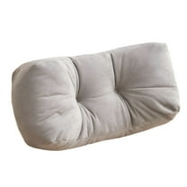 LAMIRO Sponge Sofa Backrest Pillow Couch Waist Back Cushion Chair Ergonomic Lumbar Support Pillow Bed Rest Reading Pillow (Gray),14x8x6"