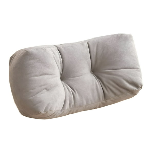LAMIRO Sponge Sofa Backrest Pillow Couch Waist Back Cushion Chair Ergonomic Lumbar Support Pillow Bed Rest Reading Pillow (Gray),14x8x6"