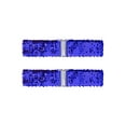 thumbnail image 1 of Cinturones anchos elásticos INSPIRE CHIC para damas con hebillas entrelazadas y decoraciones de lentejuelas brillantes para vestidos en azul real, 1 of 6