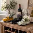 thumbnail image 4 of Vintage Pickup Truck Model, White Metal 1 Piece Retro Old Pickup Vehicle Statue Decor for American Rustic Home Living Room Coffee Table Mantel Shelf Holiday Display Housewarming Gift, 4 of 6