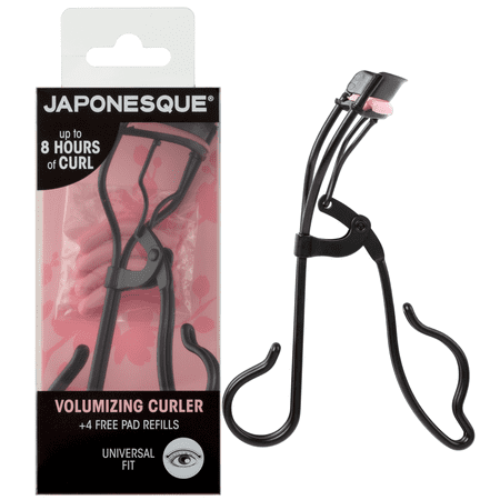 Japonesque Lash Curler Black & Pink Carbon Steel