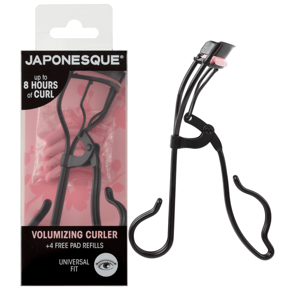 Japonesque Lash Curler Black & Pink Carbon Steel