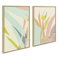thumbnail image 2 of Kate and Laurel Sylvie Delight in the Moment 3 and 4 Framed Canvas Wall Art Set by Alicia Schultz, 2 Piece Set 23x33 Natural,  Neutral Abstract Art Wall Décor, 2 of 6