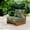 Green, variant on Christopher Knight Home Mid-Century Modern Outdoor Low Lounge Chair with Cushions, Solid Wood Frame, Beige