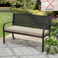 thumbnail image 6 of Magpie Patio Bench Cushion Cover 48x18x3 Inch, NO Insert! Water Resistant UV Protection Outdoor Swing Loveseat Replacement Cover with Zipper-Beige, 6 of 6
