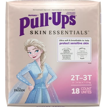 Pull-Ups Girls' Skin Essentials Training Pants, 2T-3T (16-34 lbs), 18 Ct
