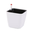 thumbnail image 2 of S SERENABLE Plastic Self Watering Plant Pot with Water Level Indicator for Orchids Cacti White, 2 of 9