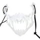 thumbnail image 1 of Máscara de Halloween decorativa, accesorio para disfraz de Halloween, media máscara, para festivales de hombres, 1 of 9