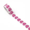 thumbnail image 3 of 20rolls Heart Paper Stickers Adhesive Labels Roll Stickers Gift Tag for Envelopes Party Presents Decoration Hot Pink 25x24x0.1mm 500pcs/roll, 3 of 4