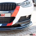 thumbnail image 4 of OMAC Front Bumper Lip Splitter for BMW 3 Series F30 F31 2012-2019 ABS Black, 4 of 6