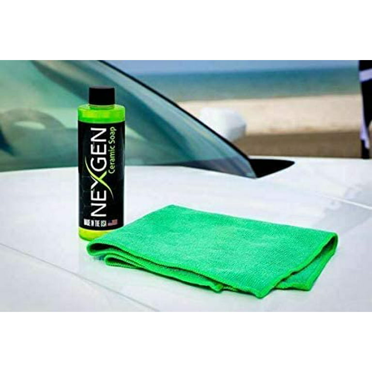 Nexgen Premium Car Wash Soap - Build Ceramic Coating During Wash on Cars,  Trucks, Boats and Bikes 16 oz 