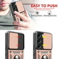 thumbnail image 5 of SOATUTO For Samsung S23 Plus Phone Case Military Grade Drop Rugged Cover With Camera Slide Anti-Scratch Protective 360° Rotate Kickstand Sturdy Shockproof Case For Samsung Galaxy S23 Plus - Rose Gold, 5 of 6