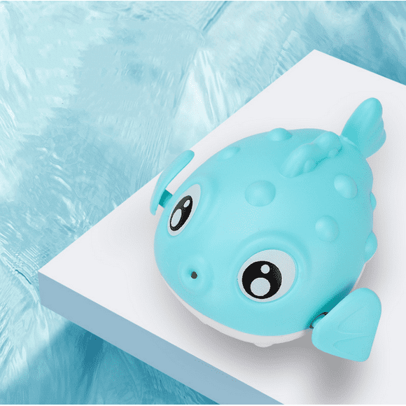 1 baby bath toy, water toy (puffer fish)
