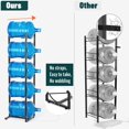 thumbnail image 4 of Soporte para jarras de agua MYLOLF, 5 niveles, de acero azul, 4 of 6