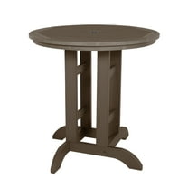 Highwood 36" Round Dining Table - Counter Height, Outdoor, Eco-friendly, Synthetic Wood