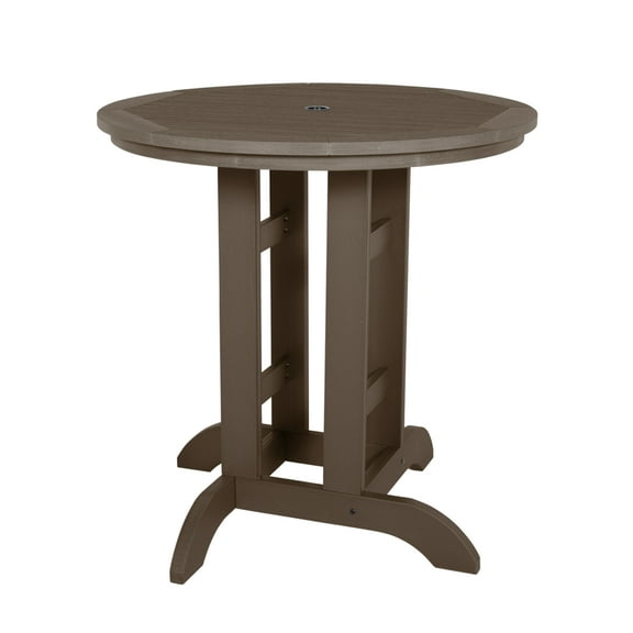 Highwood 36" Round Dining Table - Counter Height, Outdoor, Eco-friendly, Synthetic Wood