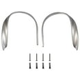 thumbnail image 4 of DINHEAROM U-Shaped Curtain Hooks Grey Aluminum Alloy 2Pcs 4.3x4.1in, 4 of 8