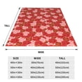 thumbnail image 3 of Pofeuu Rose Flowers Print Ultra-Soft Micro Fleece Blanket,for Bed Or Sofa,All Season Throw Blankets Flannel Blanket-40"x30", 3 of 7