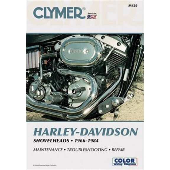 Pre-Owned Harley-Davidson Shovelhead Motorcycle (1966-1984) Clymer Repair Manual ^