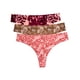 thumbnail image 3 of Paquete de 3 Tangas Invisibles Tatys Fashion Multicolor sin Costuras Corte Láser para Mujer, 3 of 3