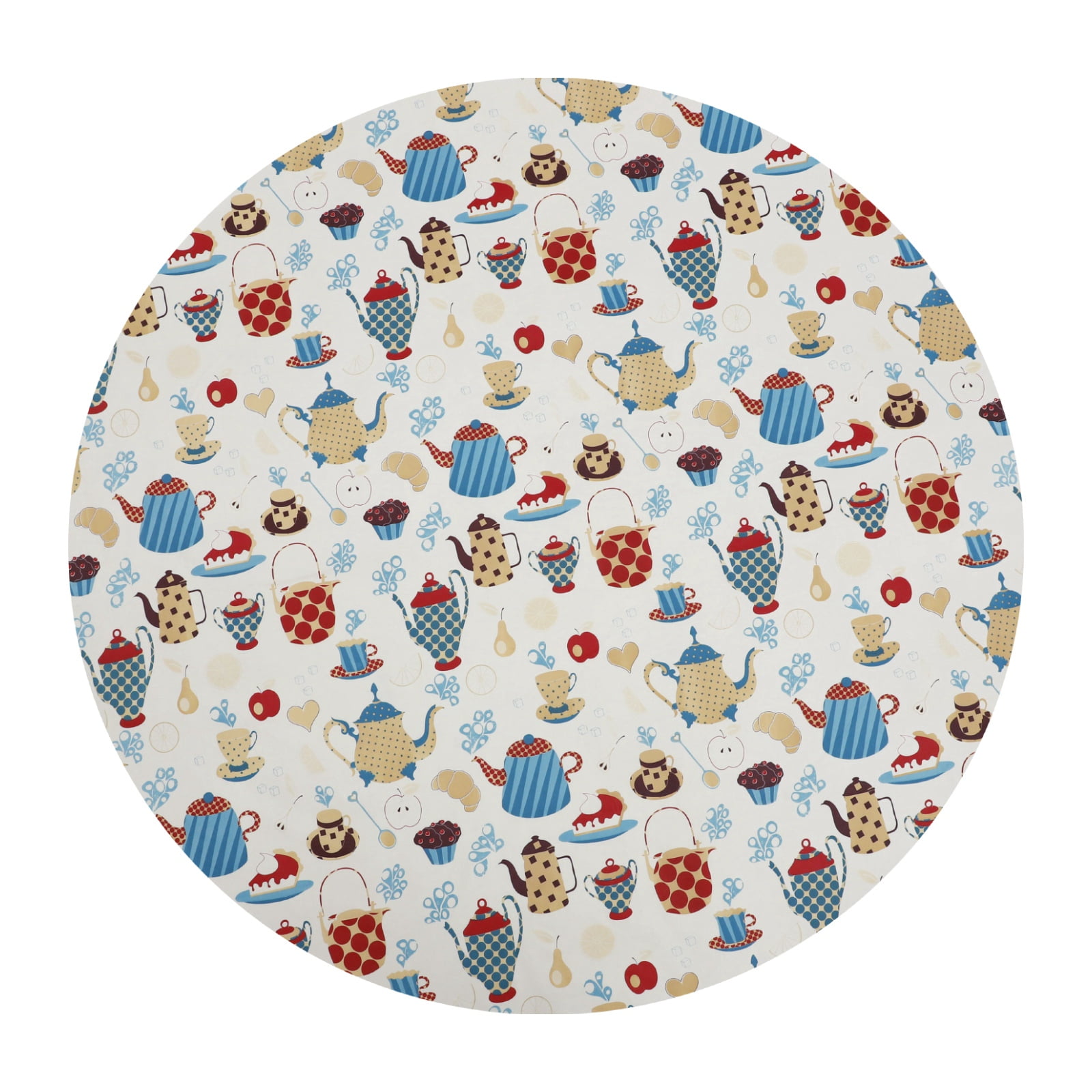 Ray Star 60in Vinyl Tablecloth, Water-Proof & Oil-Proof PVC Table Covers with Flannel Backing, Plaid Style Heavy Duty Table Cloths Stain-Resistant for Indoor and Outdoor Use