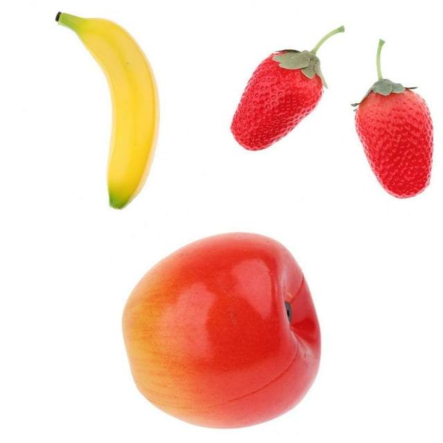 Tachiuwa 3pcs Plastic Fruit Shakers For Toddler Rhythmic Work Class Music Light Musical