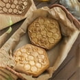 thumbnail image 5 of Wooden Embossed Cookie Mold Set for DIY Baking - Christmas and Thanksgiving Craft Decorative Tools with Traditional Designs - Bee, 5 of 5