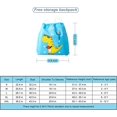 thumbnail image 2 of Chubasqueros para niños, chubasquero para niños de dibujos animados en 3D, chubasquero para niños pequeños y niñas (azul, grande) JAMW Sencillez, 2 of 5