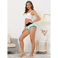 thumbnail image 5 of DARING DIVA Women's Tummy Control Color-Block Brief Panties S Light Blue, 5 of 6