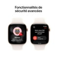 thumbnail image 5 of Apple Watch Series 11 GPS 46mm Rose Gold Aluminium Case with Light Blush Sport Band - S/M, 5 of 5