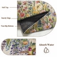 thumbnail image 2 of Spring Floral Area Rug 5x7 Washable Rug Non Slip Daisy Sunflowers Wisteria Hummingbird Beige Large Area Rug Soft Stainresistant Indoor Floor Carpet for Living Room Bedroom Home Office Dining Room, 2 of 8