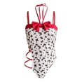 thumbnail image 3 of Aayomet Sexy Lingerie Set Femmes Femmes Dentelle Maille Imprimé Body Fun Set (Rouge, Taille Unique), 3 of 5