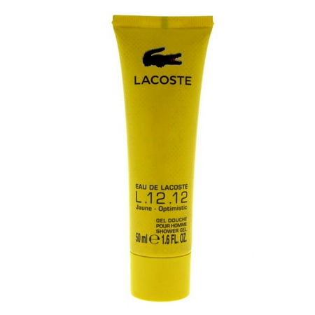 Lacoste Eau De L.12.12 Jaune, Optimistic for Men Shower Gel, 1.6 oz