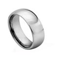 thumbnail image 2 of Tungsten Carbide 8MM/6MM For Him & Her Domed Classic Wedding Band Ring Set, 2 of 4