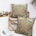 thumbnail image 3 of Colorful Boho Decorative Pillow Covers 20x20 Bohemian Ethnic Pattern Linen Pillow Case Mid Century Modern Decor Cushion Case for Couch Bed Living Room 2 Pack, 3 of 6