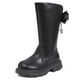 thumbnail image 5 of Zapatos niñas,Botas para niñas,Invierno cremallera montar bota de cuero falso tamaño 9.5 niñas, 5 of 9
