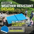 thumbnail image 3 of JOOLA Nova Plus All-Weather Table Tennis Table with Ping Pong Net Set, Size 9' x 5', Blue, 3 of 7