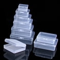 thumbnail image 1 of PP Square Storage Case Collection Box Jewelry Container Business Card Holder Red PP, 1 of 8