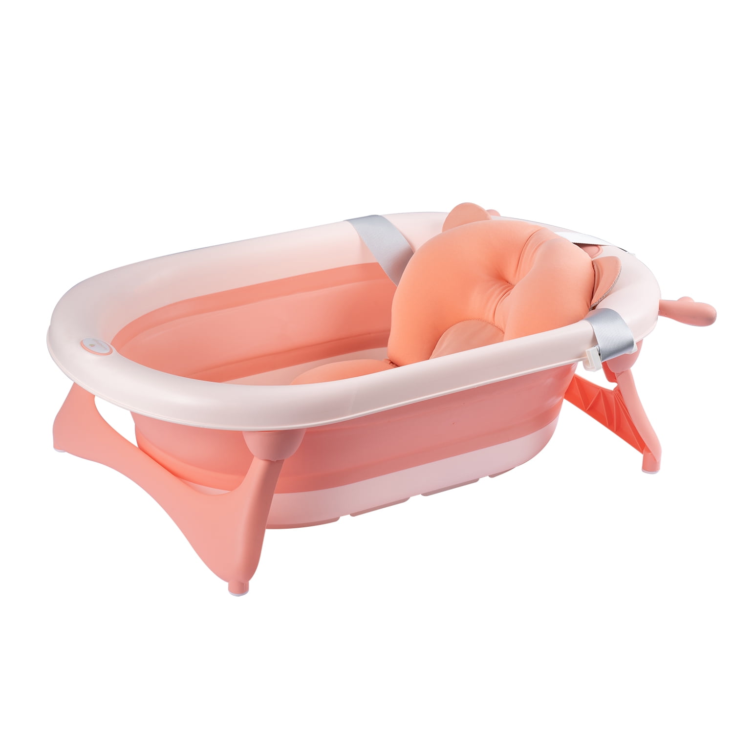 Baby Foldable Bathtub, Baby Temperature Bathtub Newborn to Toddler with