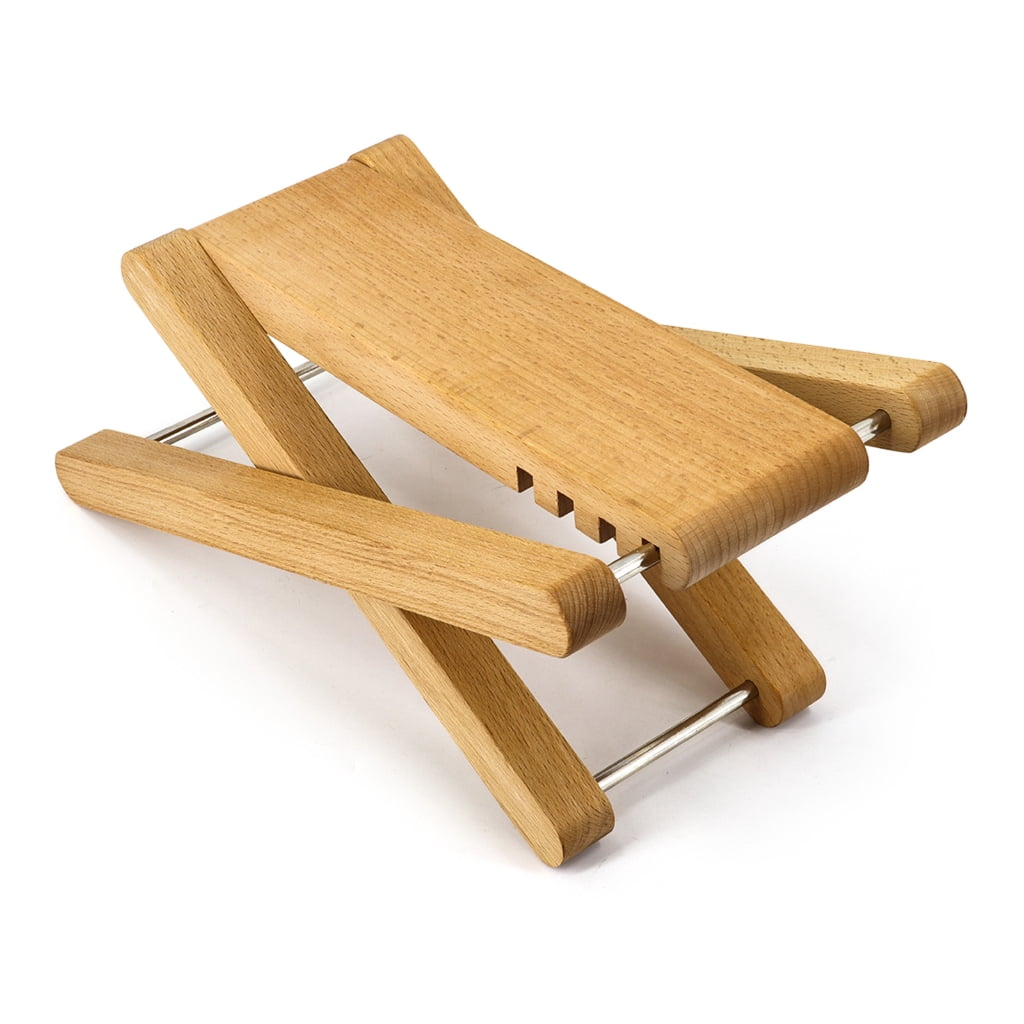 BQBQERT Wood Guitar Footstool, Folding Classical Guitar Foot Rest with Wood Anti-Skid Guitar Foot Rest Pedal Accessories