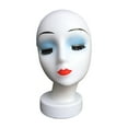 thumbnail image 1 of figatia Female Mannequin Head Display Model Holder Manikin Display Stand for E, 1 of 9