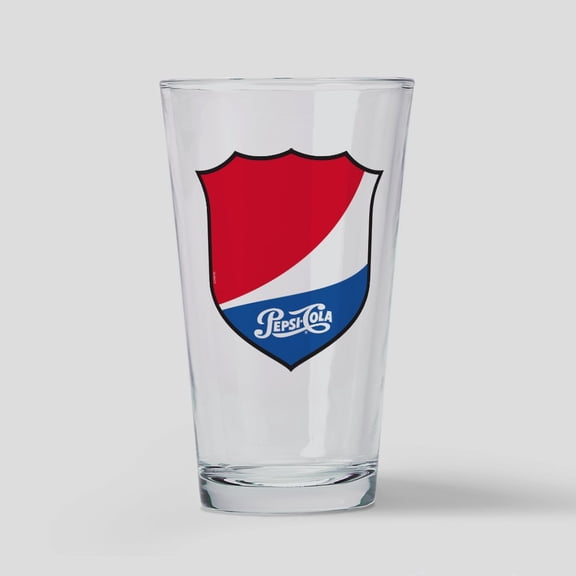 CafePress - Pepsi Varsity Badge 3 - Pint Glass, Drinking Glass, 16 oz. CafePress